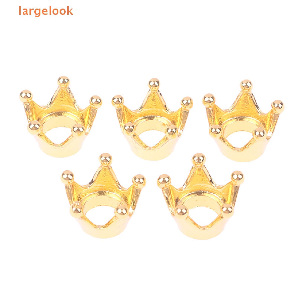 Set 5 Vương Miện Kim Loại Trang Trí Nhà Búp Bê