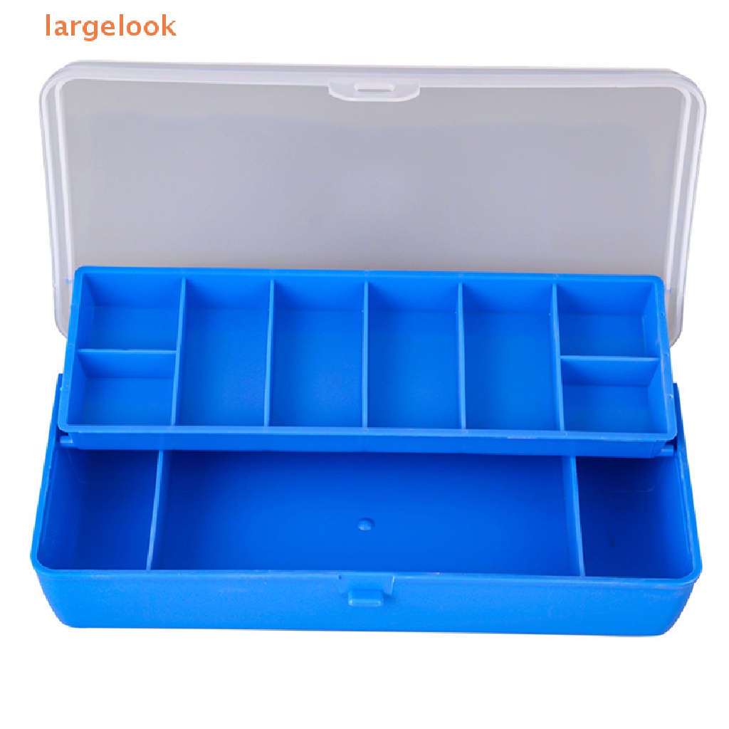 Hộp Đựng Mồi Câu Cá 11 Ngăn Hai Tầng Mềm Mại Nhỏ Gọn