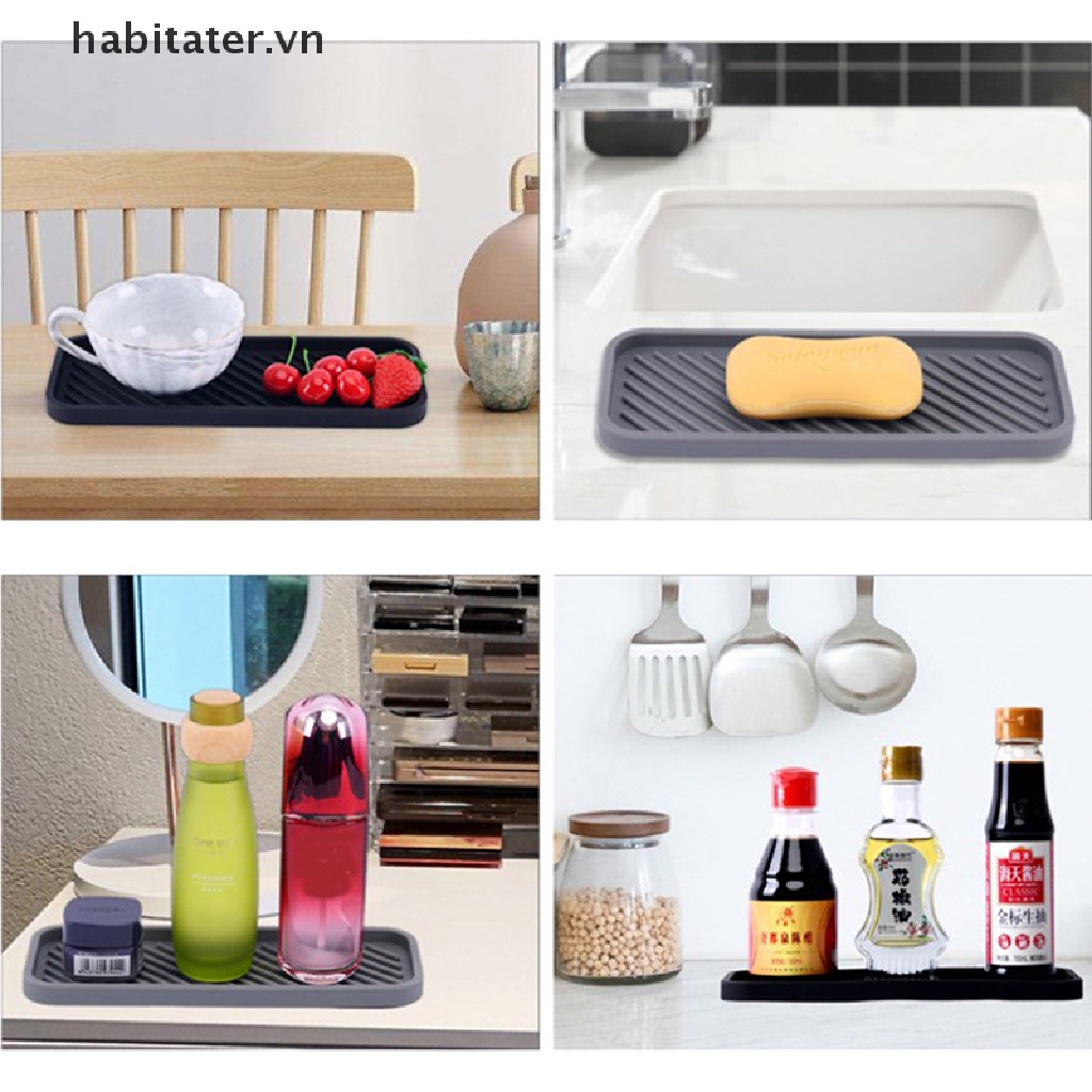 Thảm Silicon Phơi Khô Vòi Nước Tiện Dụng Cho Nhà Bếp / Phòng Tắm