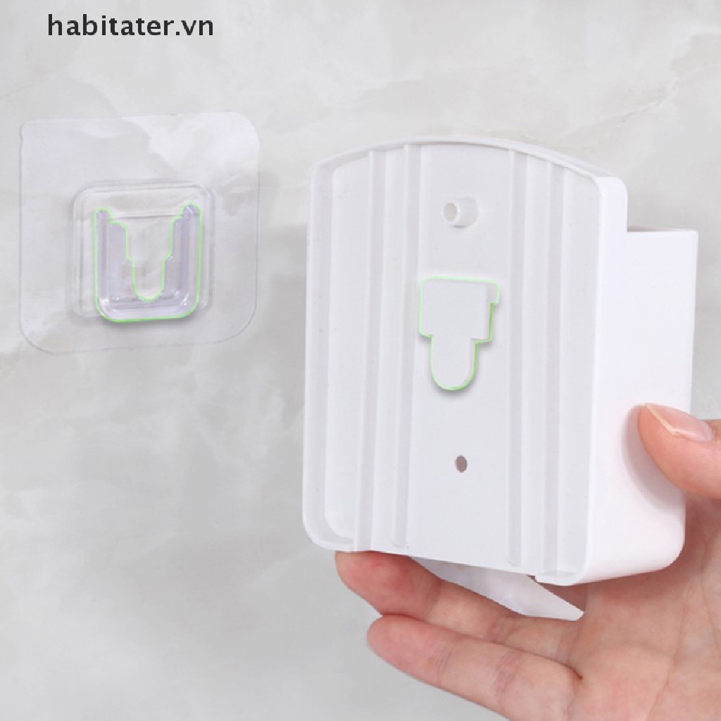 Giá Đỡ Điều Khiển Máy Lạnh / Máy Điều Hòa Màu Trắng Gắn Tường Tiện Dụng