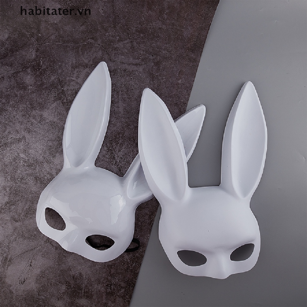 Mặt Nạ Hóa Trang Halloween Hình Thỏ Cho Nam Và Nữ