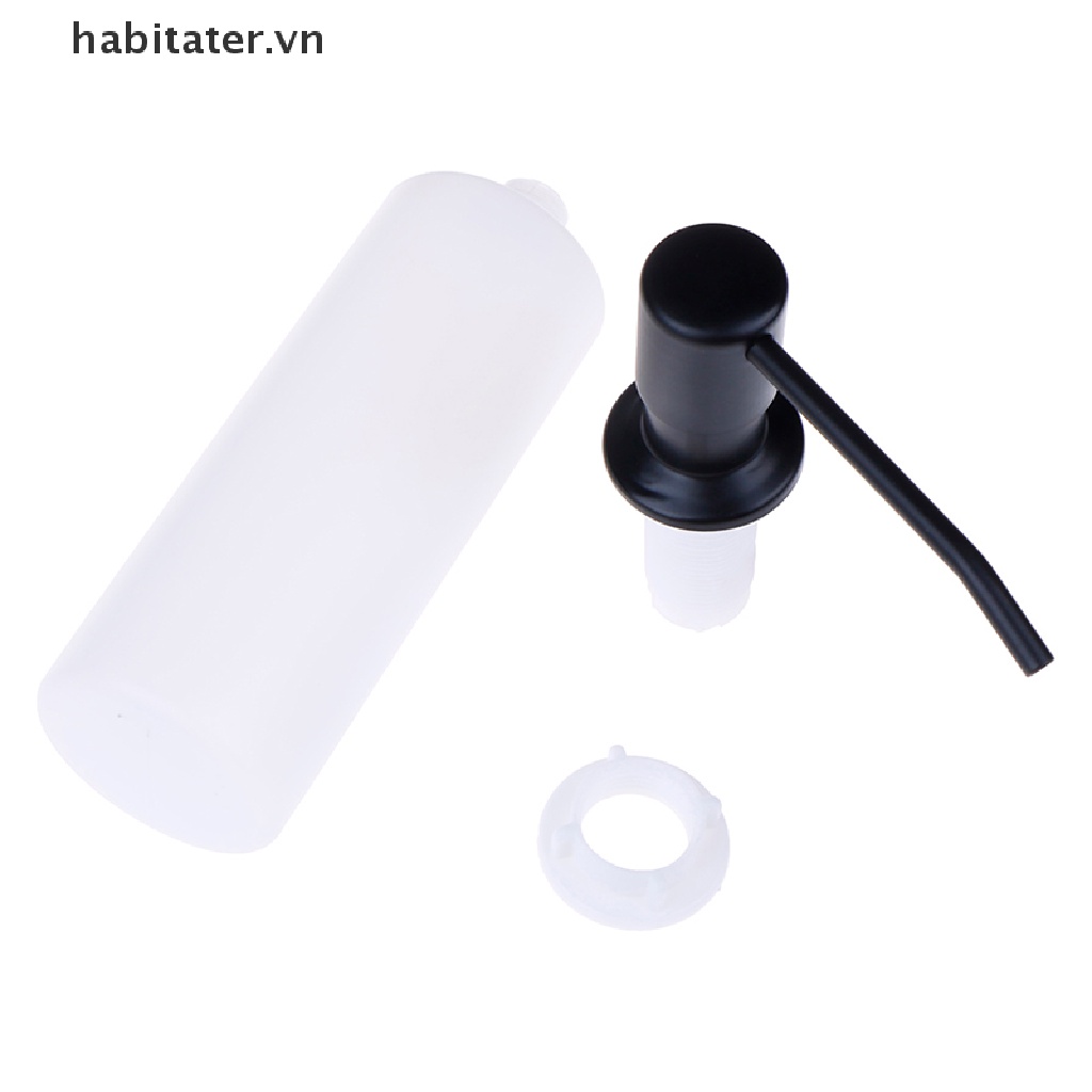 Bình Đựng Xà Phòng Dạng Nhấn Màu Đen Tiện Dụng Cho Nhà Bếp / Nhà Tắm