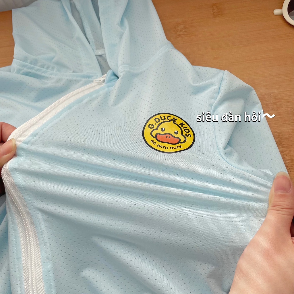 Áo Khoác Chống Nắng Có Mũ Trùm Chất Liệu Lụa Lạnh Thoáng Khí Thời Trang Mùa Hè Cho Bé Kích Thước 90-160cm