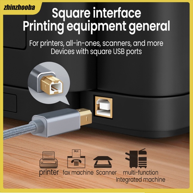 Fs Dây Cáp Truyền Dữ Liệu Usb Loại c Cho Máy In / Máy Quét / Máy In / Piano Điện Tử