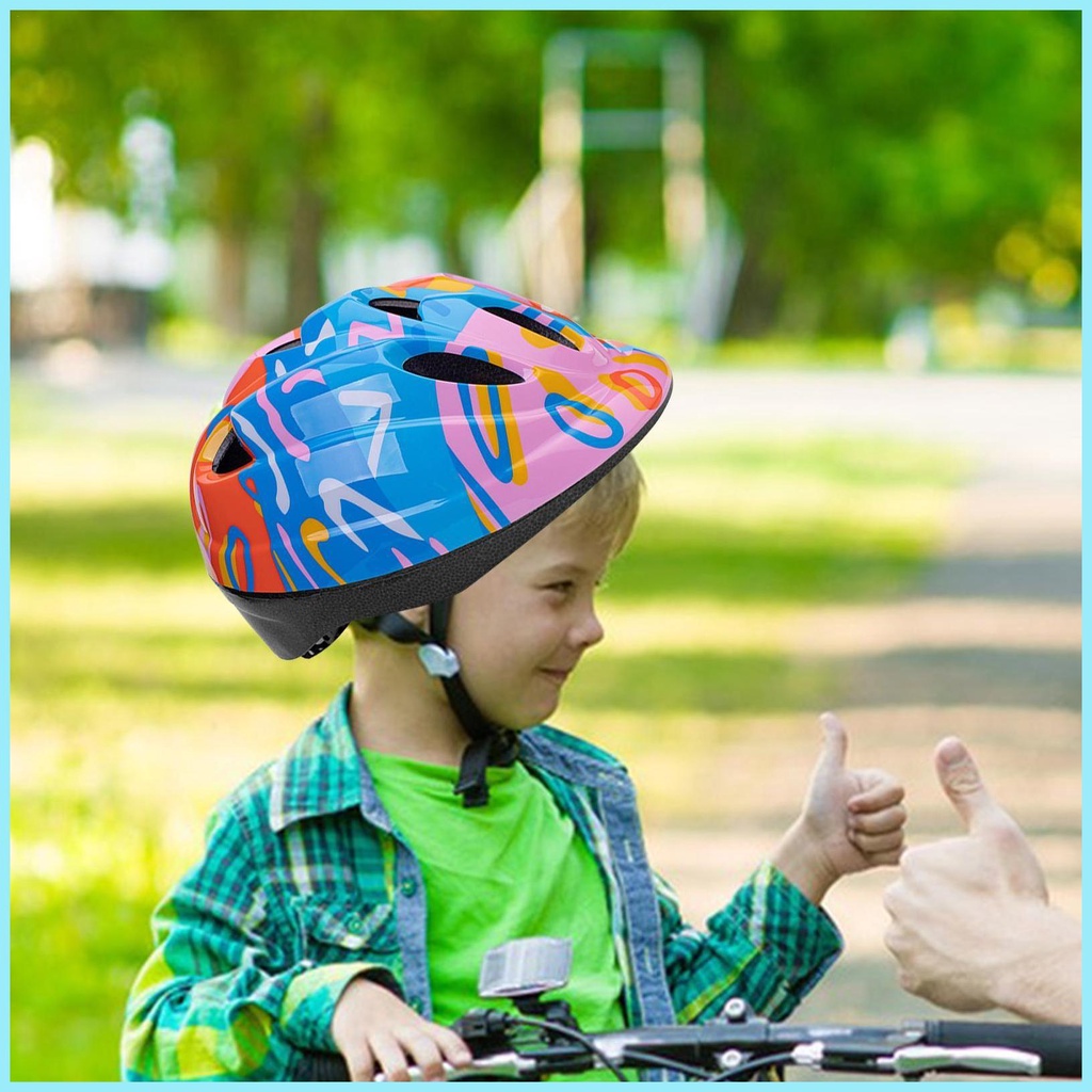 Mũ Bảo Hiểm Đi Xe Đạp / Trượt Ván Trọng Lượng Nhẹ Tùy Chỉnh Tiện Dụng Cho Bé Trai