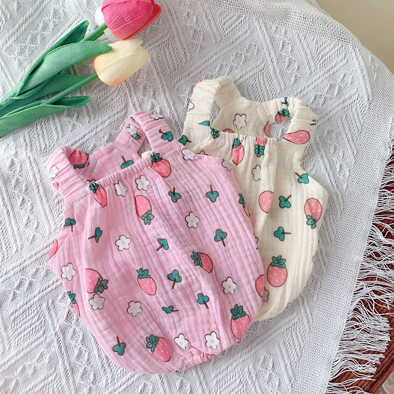 Áo Thun Cotton Họa Tiết Dâu Tây / Gấu Trúc Dễ Thương Dành Cho Thú Cưng