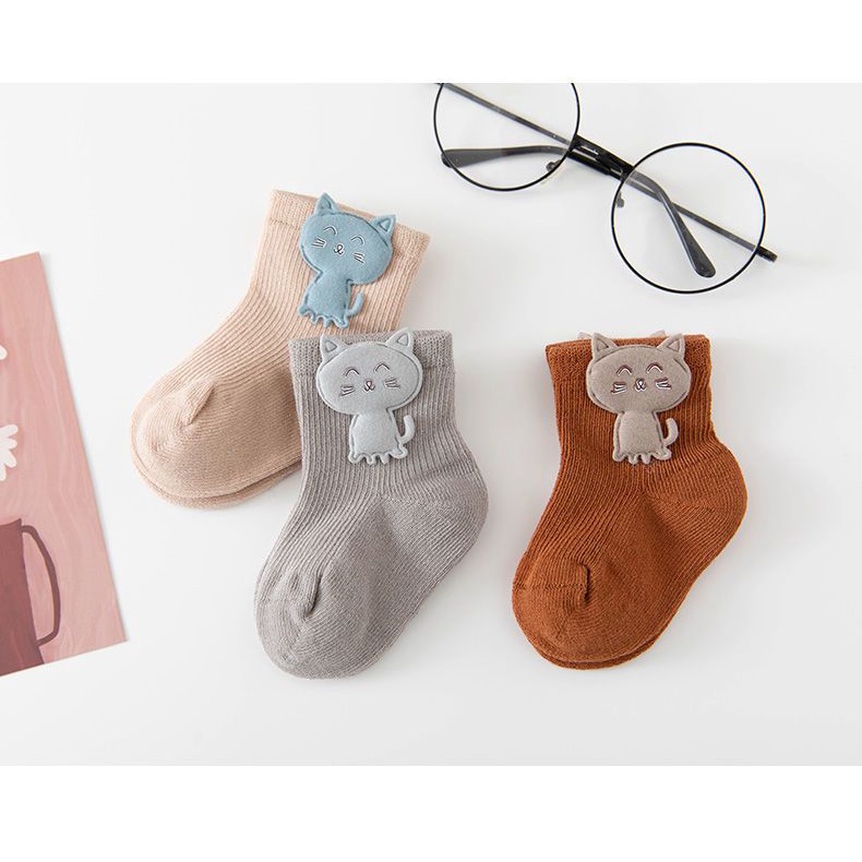 Vớ Cotton Mỏng Phối Lưới Thoáng Khí Thời Trang Xuân Hè 2023 Cho Bé