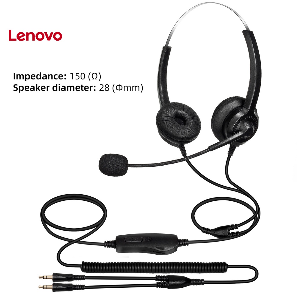 Tai Nghe Điện Thoại Di Động H300D Chống Ồn Thoáng Khí 3.5mm RJ9 Cho Lái Xe Tải Văn Phòng