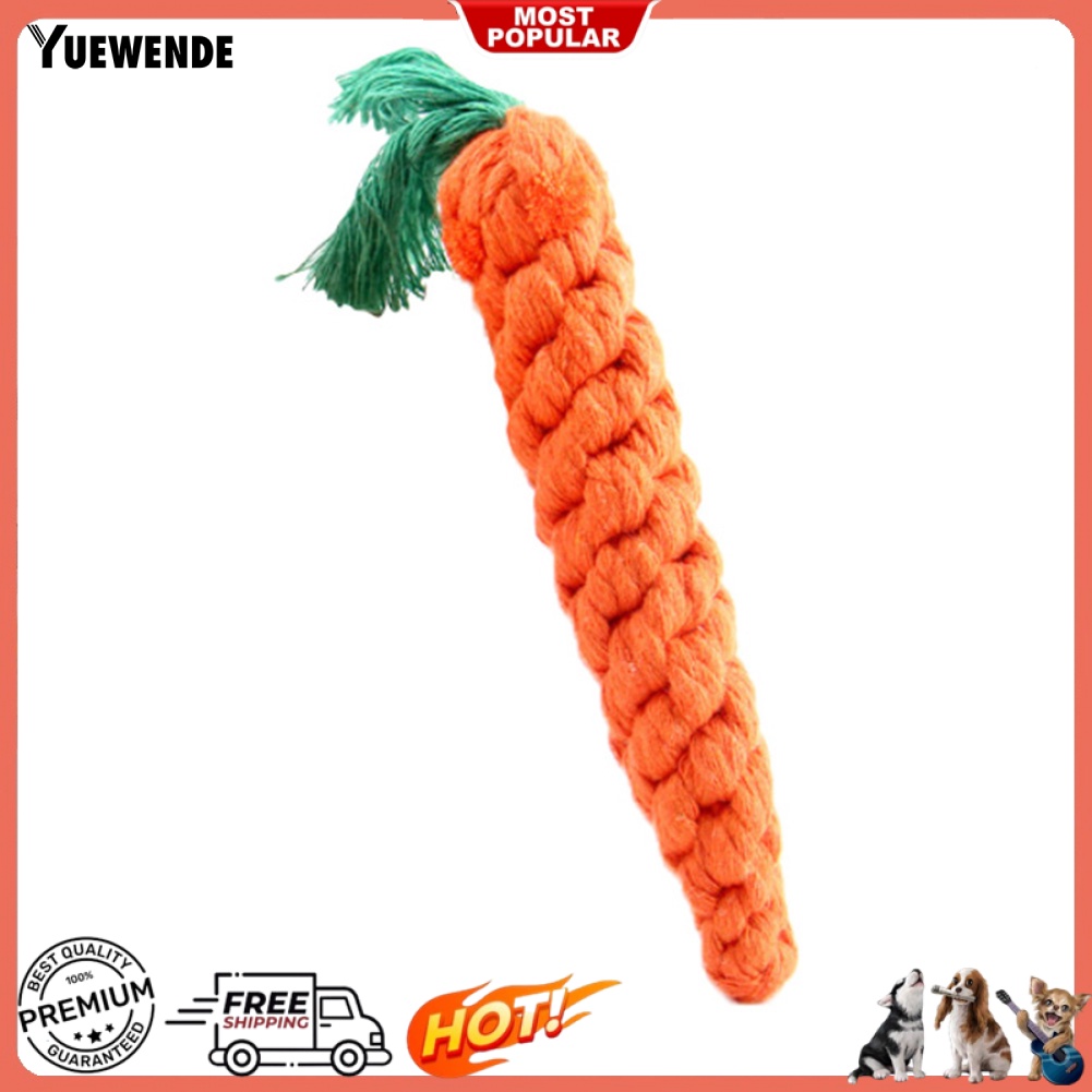 Đồ Chơi Dây Thừng Cotton Hình Củ Cà Rốt Huấn Luyện Thú Cưng