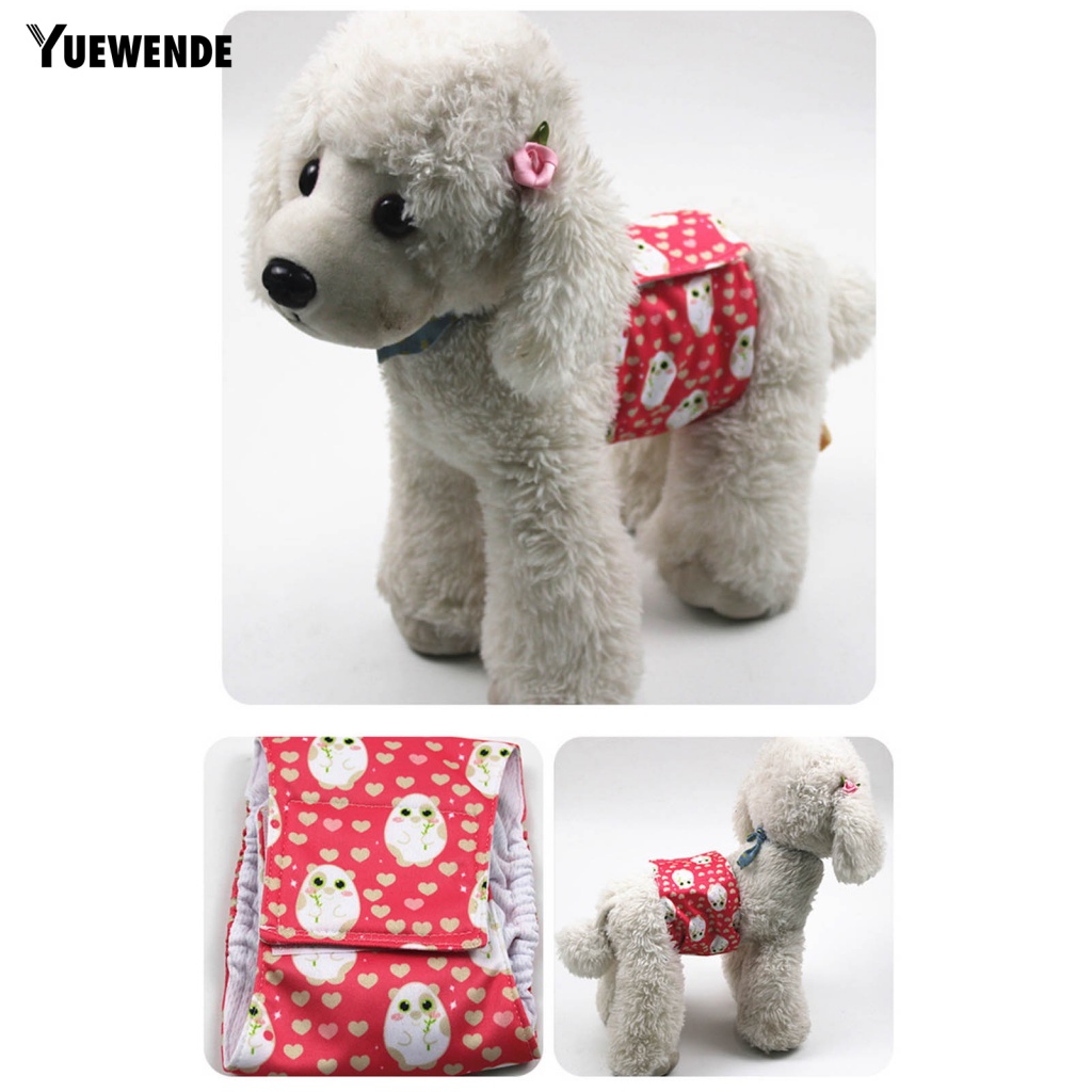 Ye.b Băng Đeo Bụng Vệ Sinh Chống Rò Rỉ Màu Sắc Tươi Tắn Có Thể Giặt Rửa Cho Gia Đình Cún Cưng