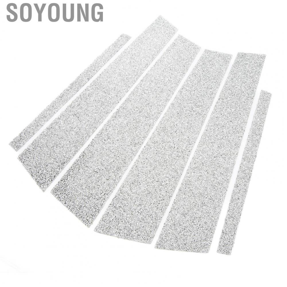 Soyoung Window Panel Pillar Trim  Automobile Post Cover Durable for Car