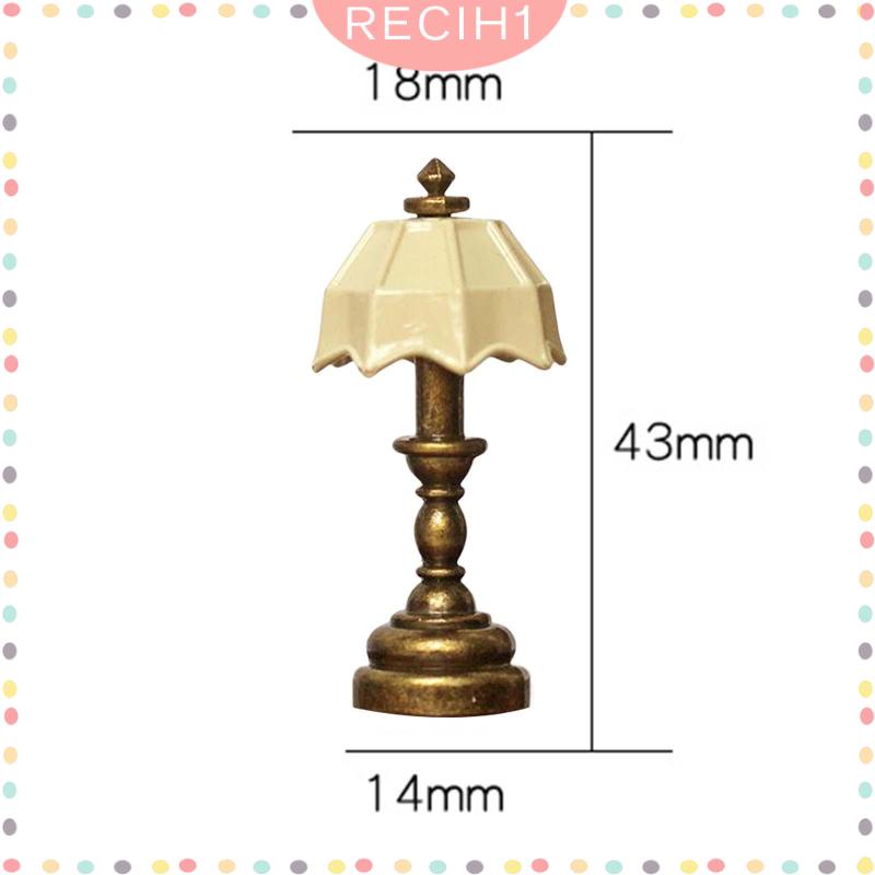 Đèn Bàn Mini Tỉ Lệ 1: 12 Dùng Trang Trí Nhà Búp Bê