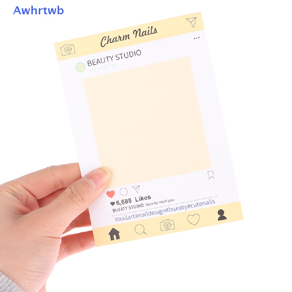 Set 10 Móng Tay Giả Trưng Bày Dạng Nhấn Tiện Dụng Mới