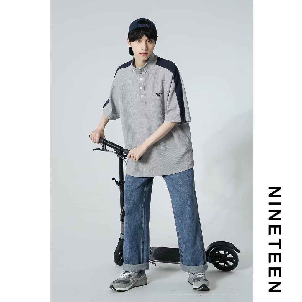 Áo Thun polo Ngắn Tay Màu Sắc Thời Trang Dành Cho Nam