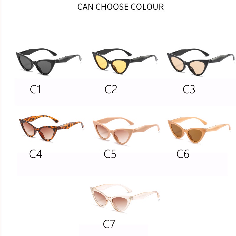 Kính Mát Mắt Mèo Chống Tia UV400 Thời Trang Cho Nữ