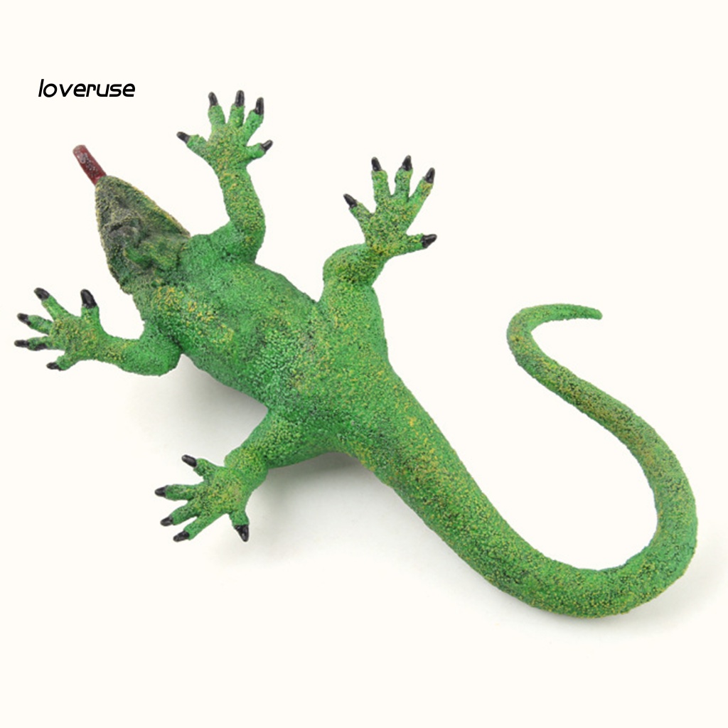 Mô Hình Thằn Lằn Bằng Nhựa Mềm Độc Đáo Sturdy