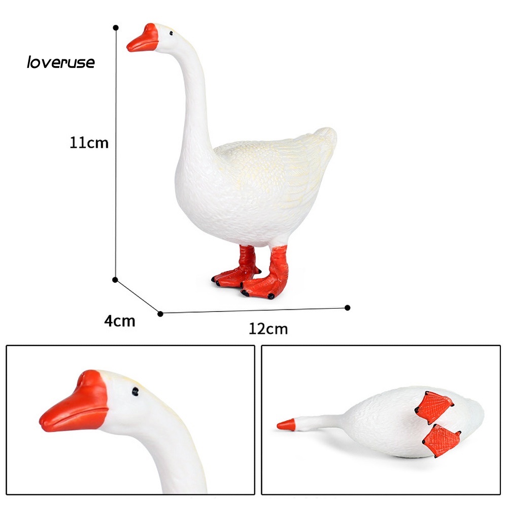 Mô Hình Thiên Nga Đồ Chơi Bằng Nhựa Cho Bé