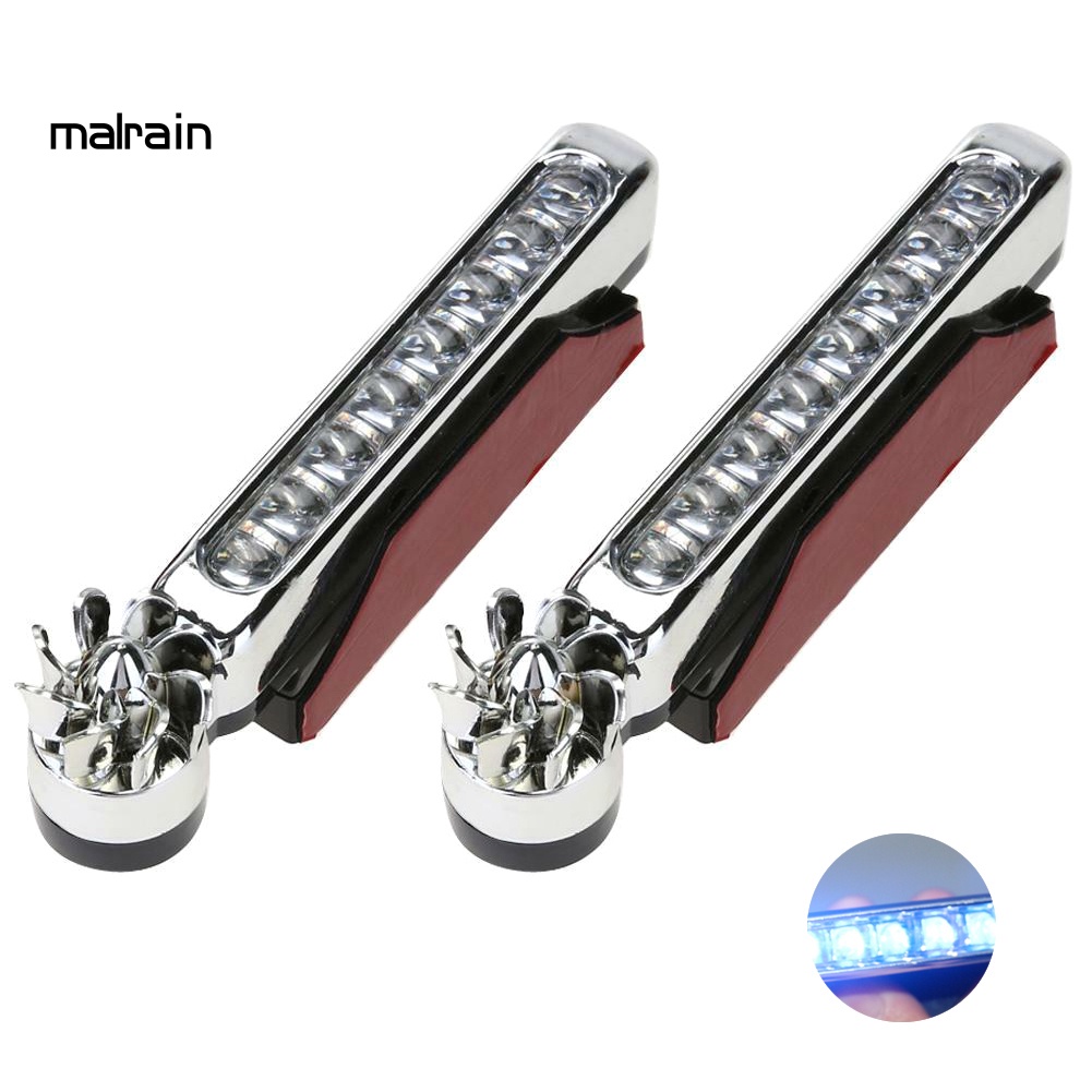 Bộ 2 Đèn LED Tín Hiệu Tự Động Dùng Cho Xe Hơi Chạy Bằng Năng Lượng Gió
