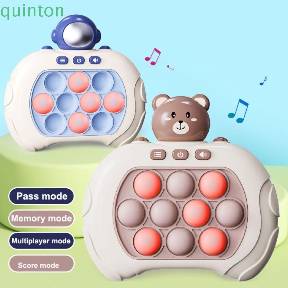 Trò Chơi QUINTON Gopher Gopher|Đồ Chơi Nén Bong Bóng Hình Gấu / Phi Hành Gia Vui Nhộn Giáo Dục Cho Bé