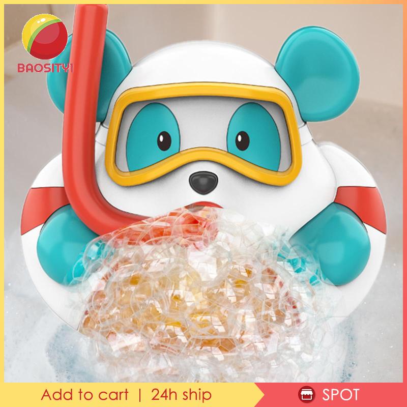 [Baosity1] Đồ Chơi Thổi Bong Bóng Hình Gấu Hoạt Hình Cho Tiệc Cưới / Bồn Tắm