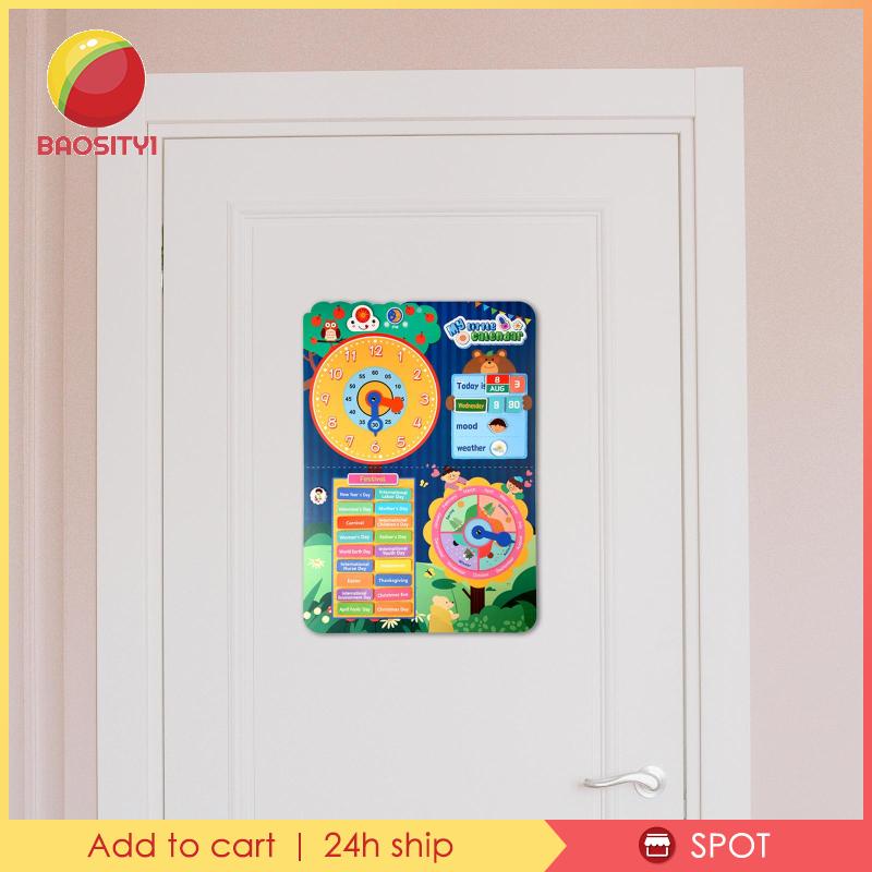 Đồ Chơi Giáo Dục Trung Tâm Học Thời Gian Tròn Cho Trẻ Em Mẫu Giáo [Baosity1] [Baosity1]