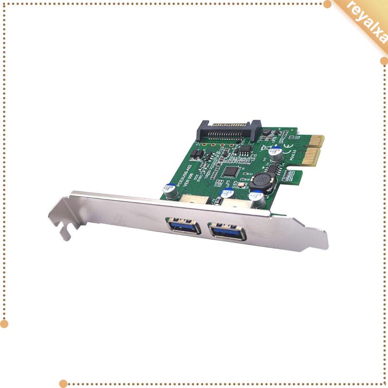 Card Mở Rộng 2 Cổng Pcie 1x Sang USB 3.2 Gen1 5Gbps Cho Máy Tính