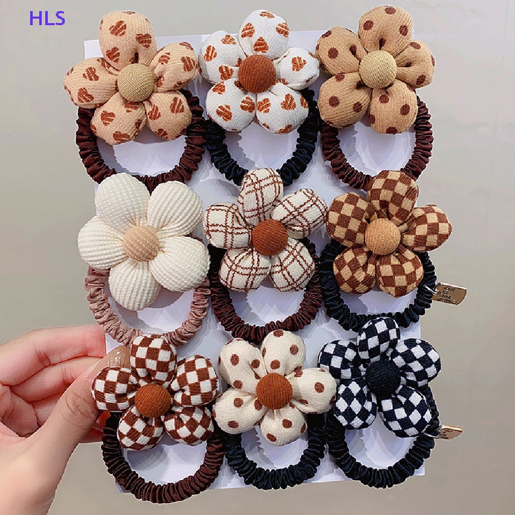 1 Dây Cột Tóc Hoa Hướng Dương Đáng Yêu Có Giá Đỡ Cho Bé