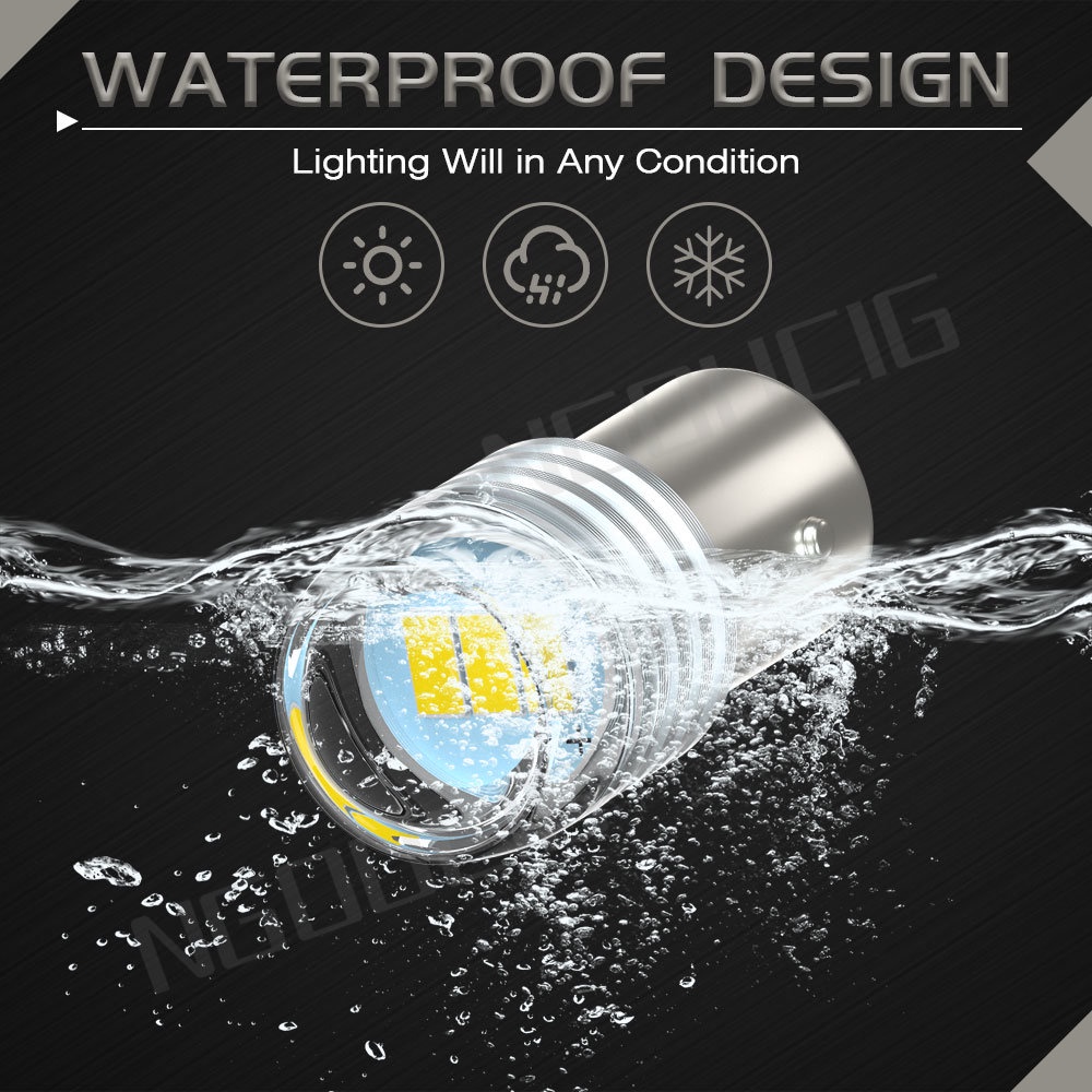 Đèn Led Tín Hiệu Phanh / Xi Nhan 1156 BA15S 1157 BAY15D P21W P21 / 5W DC12V 3SMD 5630 Cho Xe Hơi Xe Máy