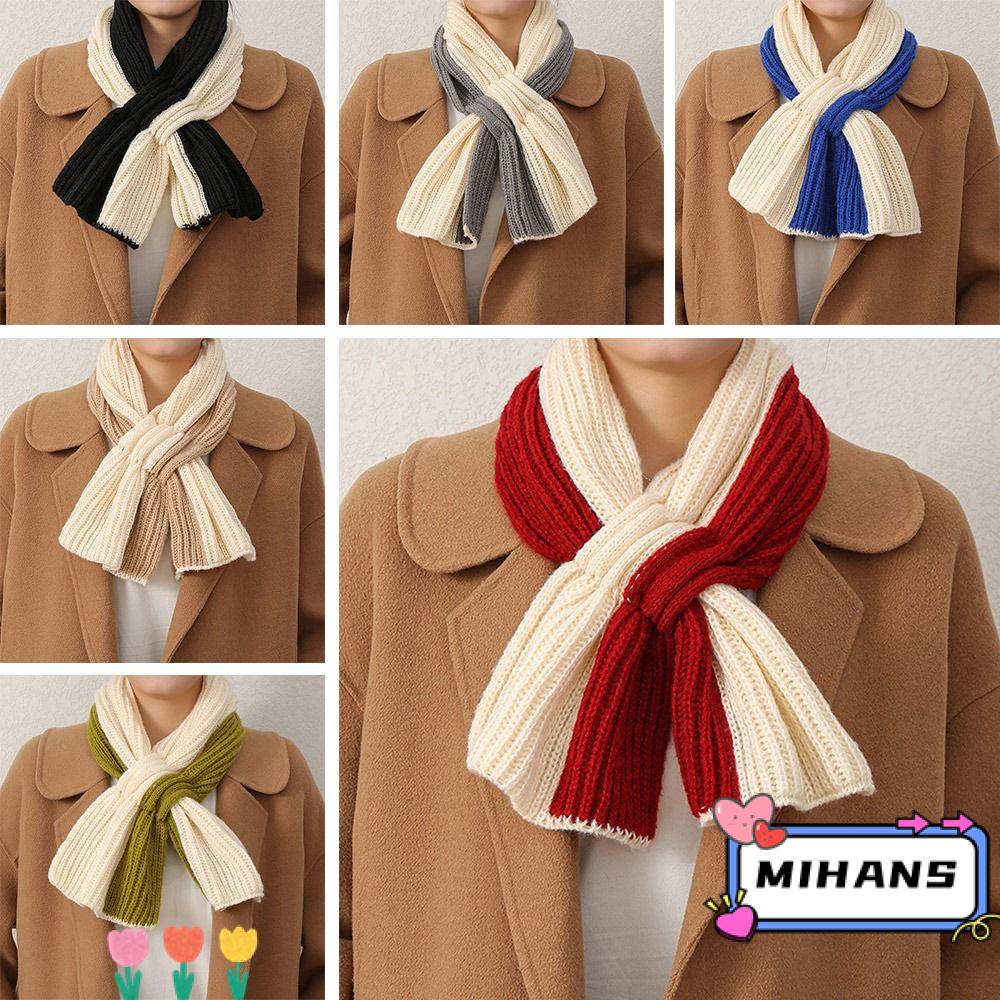 Khăn Choàng Cổ Đan Chéo Chất Liệu Dày Dặn Giữ Ấm Mùa Đông