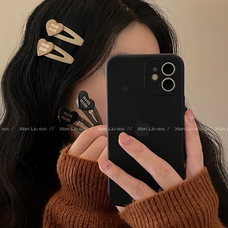 Kẹp Tóc Mái Bên Trán Phong Cách Mới 2023 Chất Lượng Cao Cho Nữ