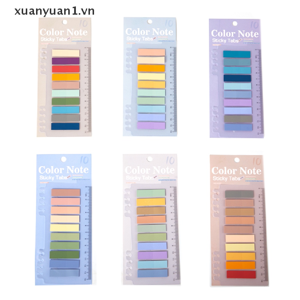 Set 200 Tờ Giấy Ghi Chú Tự Dính Họa Tiết Dễ Thương Dùng Trong Trường Học / Văn Phòng