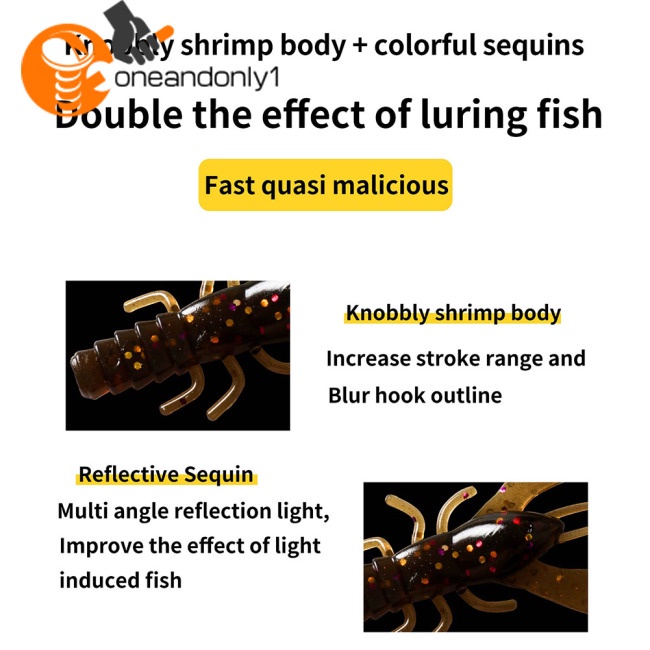 Set 10 Mồi Giả Nhử Cá 7cm Gắn Kèm Móc Câu Tiện Dụng