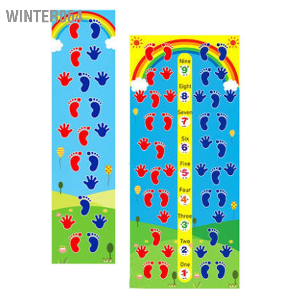 Winter064 Thảm Tập Bò Cho Trẻ Em Trò Chơi Chống Nước Vải Gia Đình