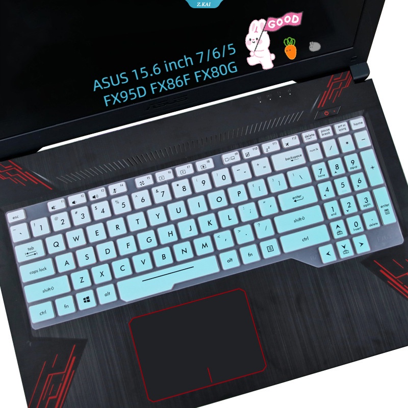 Vỏ Bọc Bảo Vệ Bàn Phím Máy Tính ASUS 15.6 Inch 7 / 6 / 5 FX95D FX86F FX80G Chống Ẩm Có Thể Tháo Rời