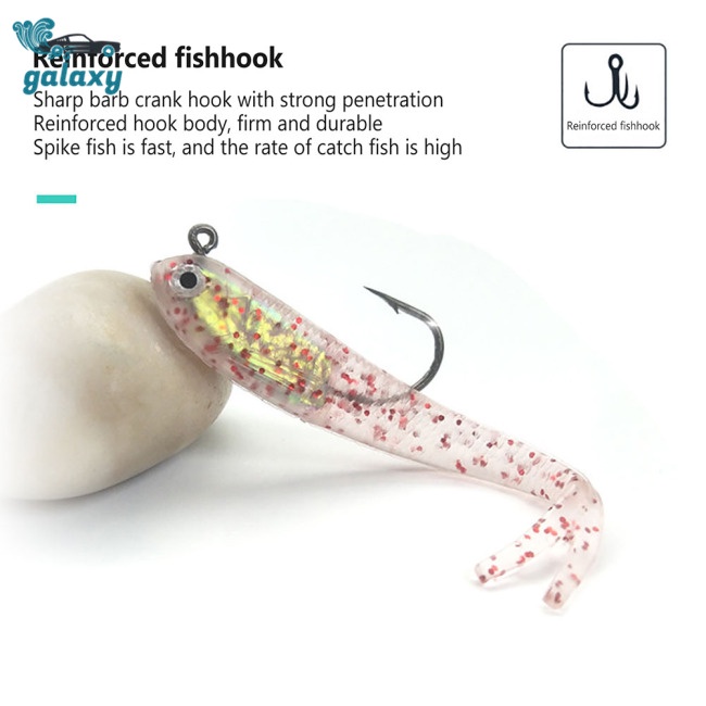 Galaxy Mồi Câu Cá 7cm / 5.5g Mắt 3d Phát Quang Có Móc Phù Hợp Cho Nước Biển