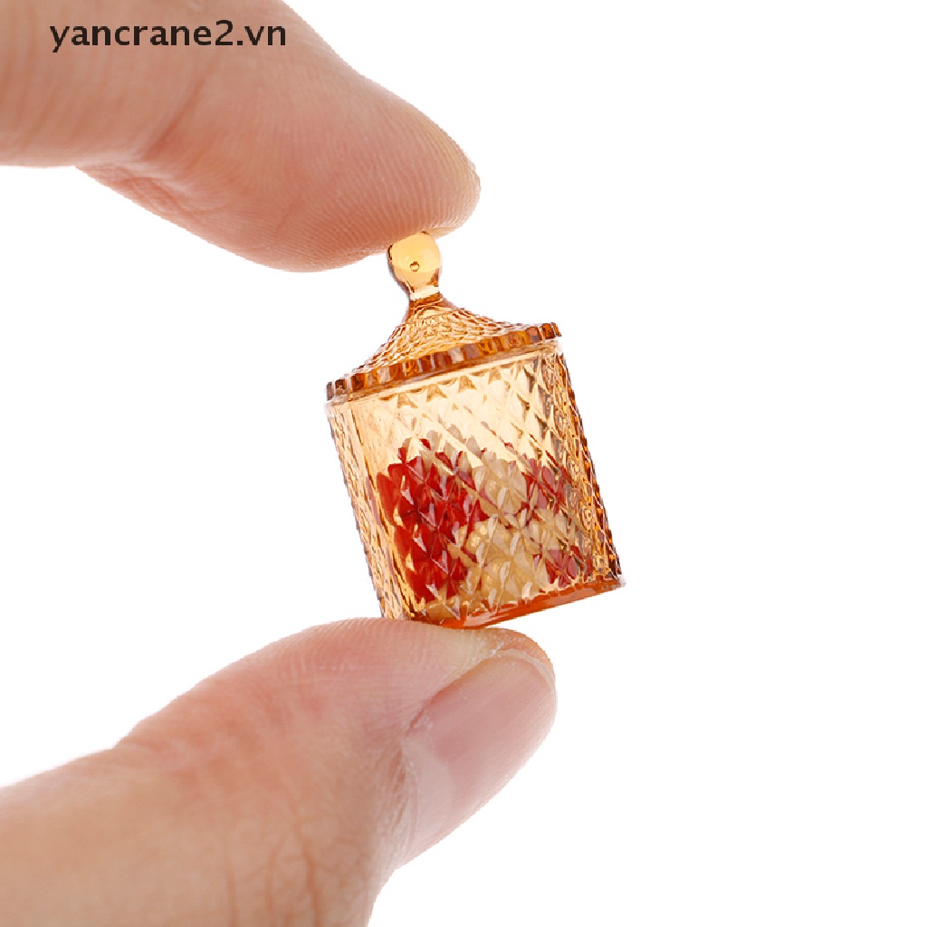 Set 3 Hũ Kẹo Trong Suốt Đồ Chơi Búp Bê Tỉ Lệ 1: 12 1: 12