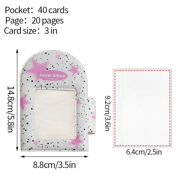 Album Ảnh 3 Inch 40 Ngăn Hình Thần Tượng Sáng Tạo