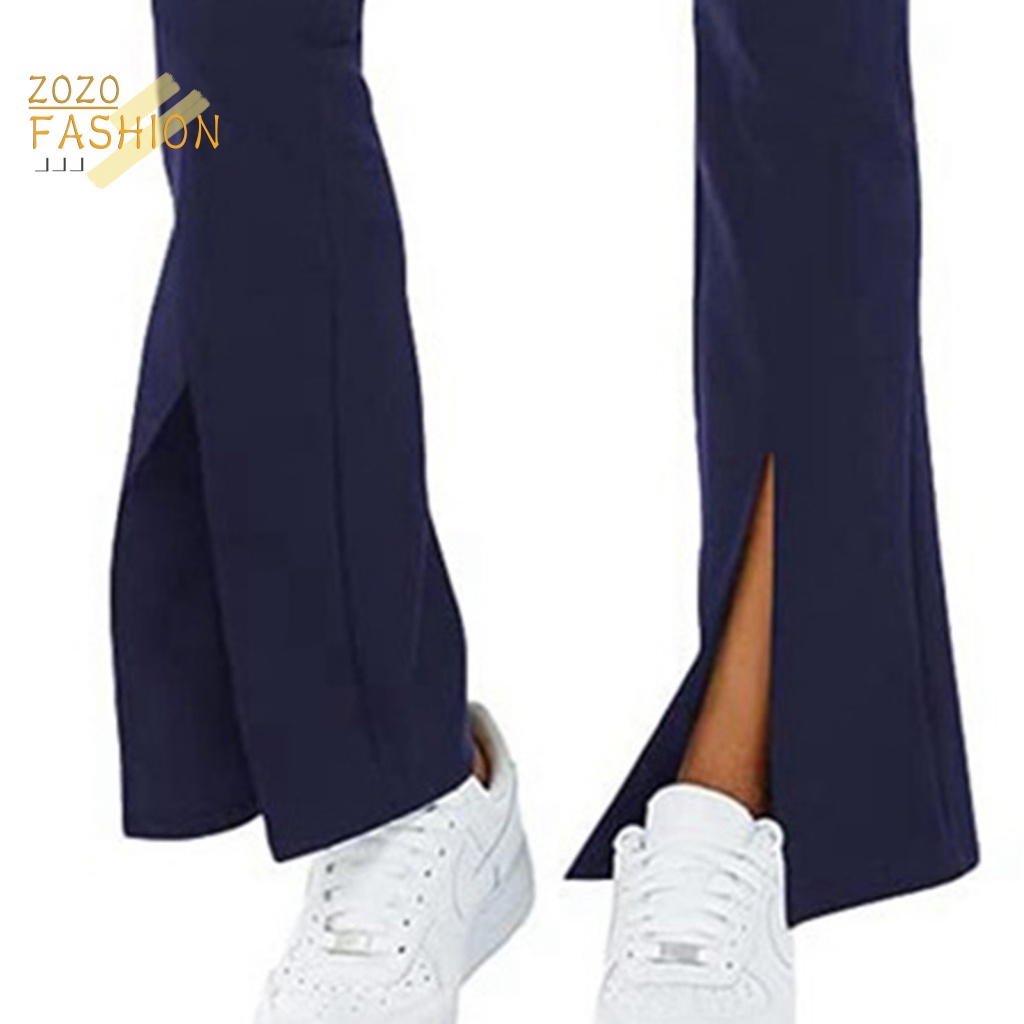 Quần Dài Thể Thao Màu Trơn Dễ Phối Đồ Thời Trang Cho Nữ