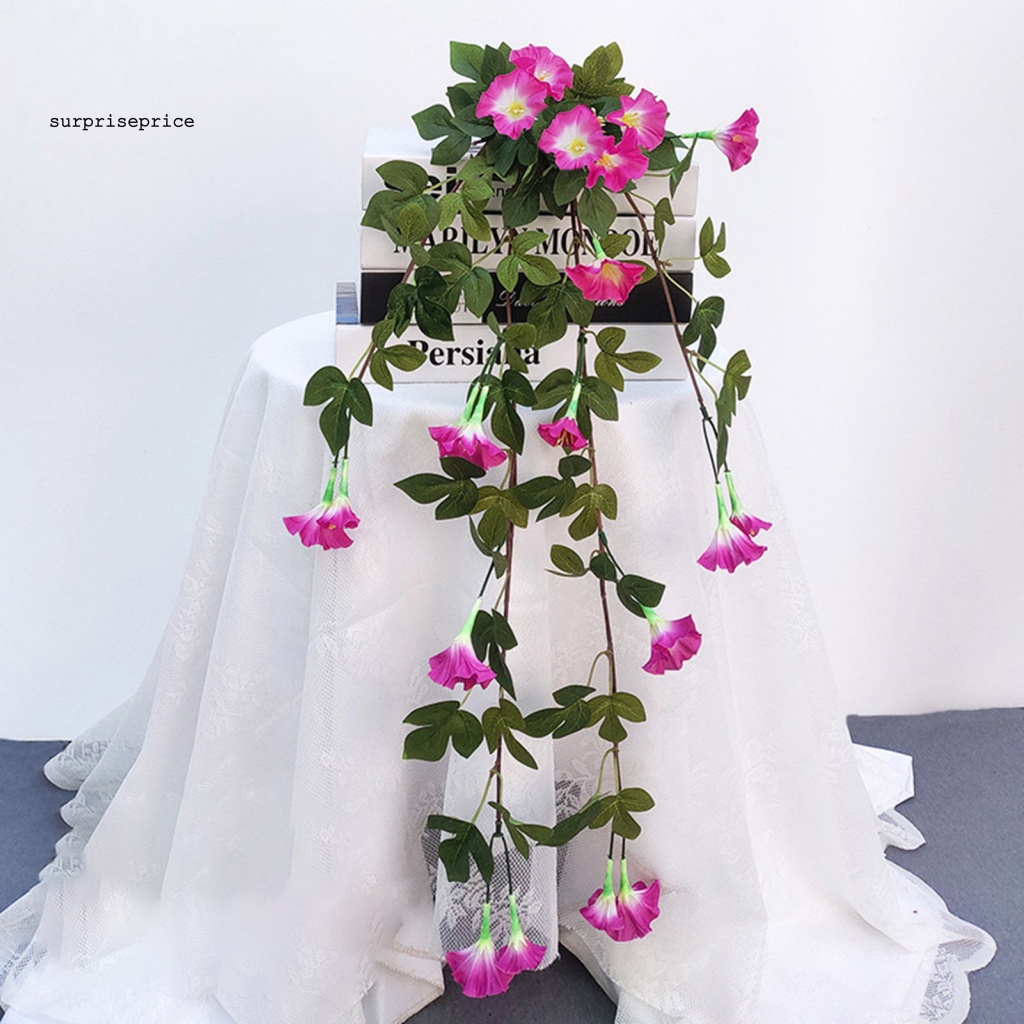 1 Bó Hoa Giả Bằng Lụa Treo Tường Trang Trí Không Phai Màu