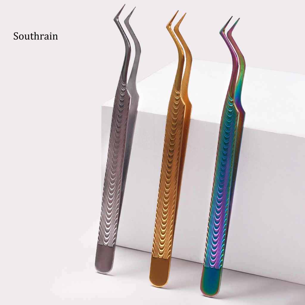 Nhíp Gắp Lông Mi Giả Bằng Thép Không Gỉ Chống Tĩnh Điện Độ Chính Xác Cao