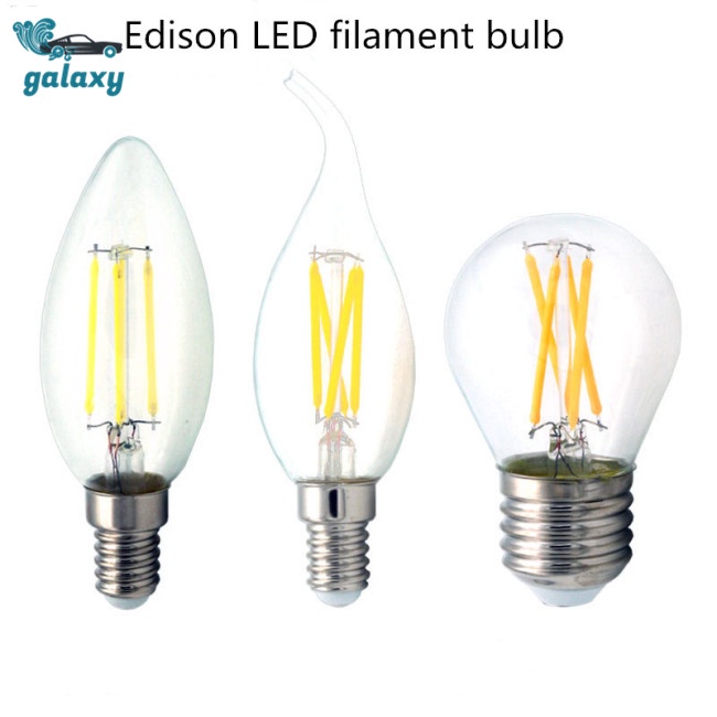 Galaxy Bóng Đèn Dây Tóc Edison E14 C35 / C35L / G45