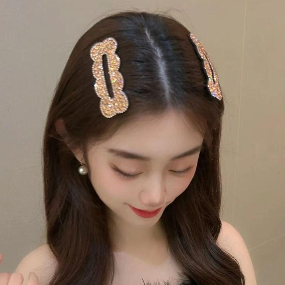 AROMA Kẹp Tóc Hợp Kim Chống Trượt Phong Cách Cổ Điển Sang Trọng Cho Nữ