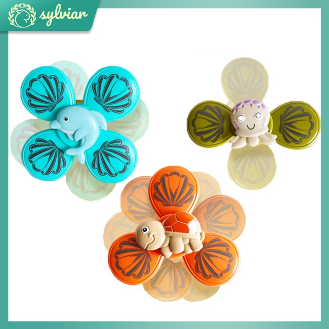 [sylviar] Con Quay Đồ Chơi Dễ Thương Vui Nhộn Có Giác Hút Đồ Chơi Khi Tắm Cho Bé Trai Và Bé Gái