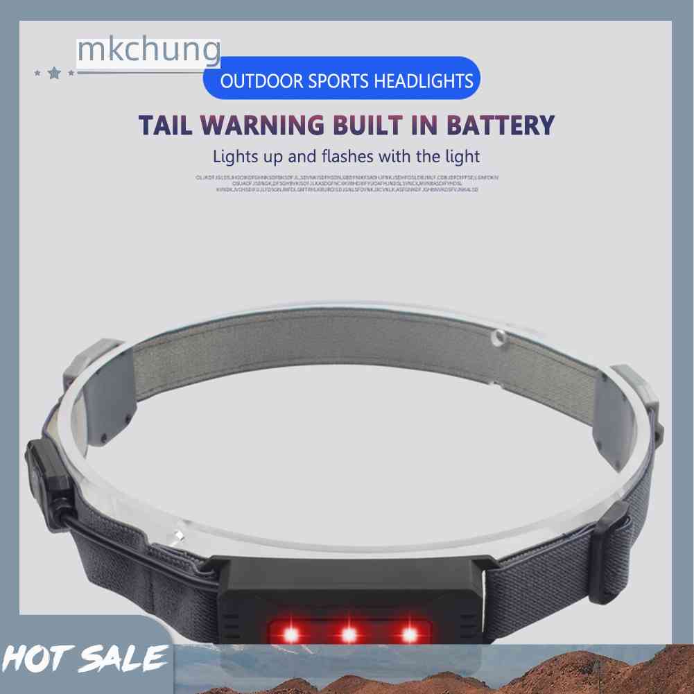 Đèn LED COB Đeo Trán Mini Sạc USB Dùng Khi Chạy Bộ / Cắm Trại
