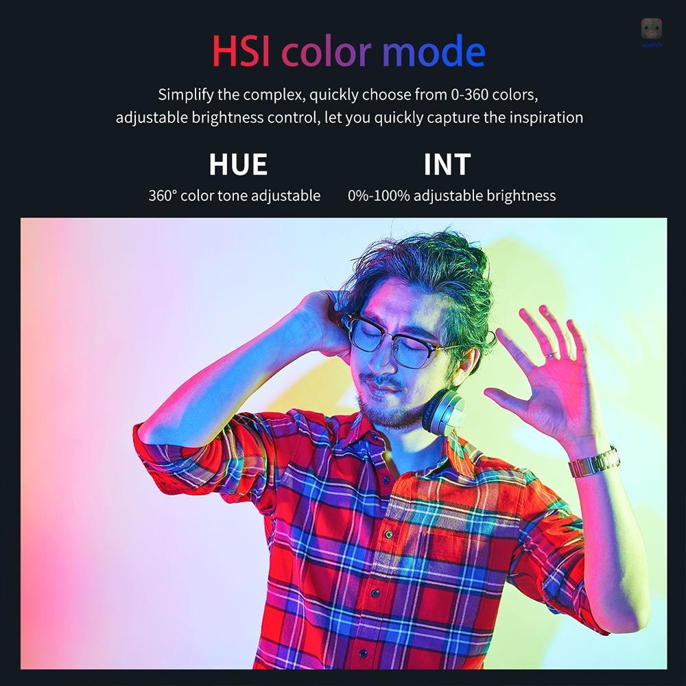 Đèn LED VIJIM VL196 RGB 2500K-9000K CRI 95 + 20 Tạo Hiệu Ứng Ánh Sáng Bỏ Túi Hỗ Trợ Quay Video / Phát Trực Tiếp