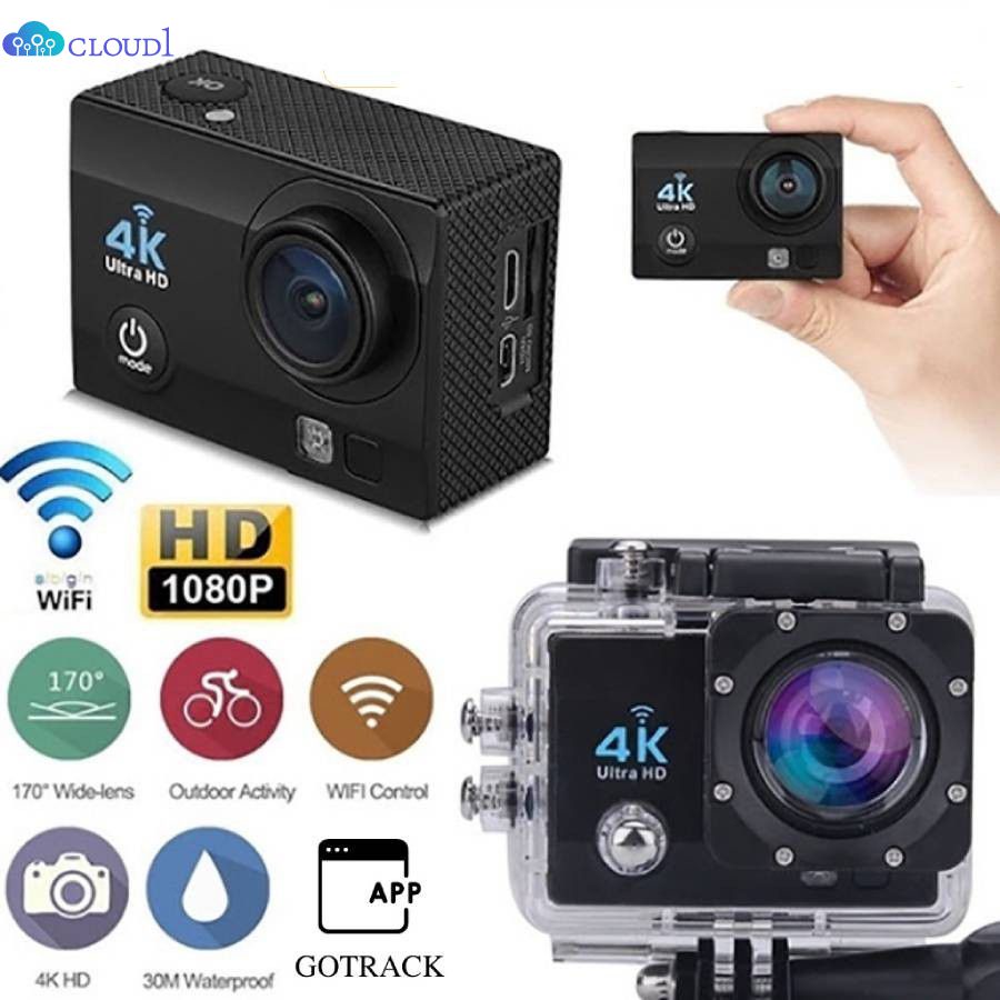 Camera Hành Trình Sport 4K Ultra Hd-Hỗ Trợ Kết Nối Wifi, Điều Khiển Camera Qua Ứng Dụng Xdv Chống Nước, Chống Rung Cloud1 | BigBuy360 - bigbuy360.vn