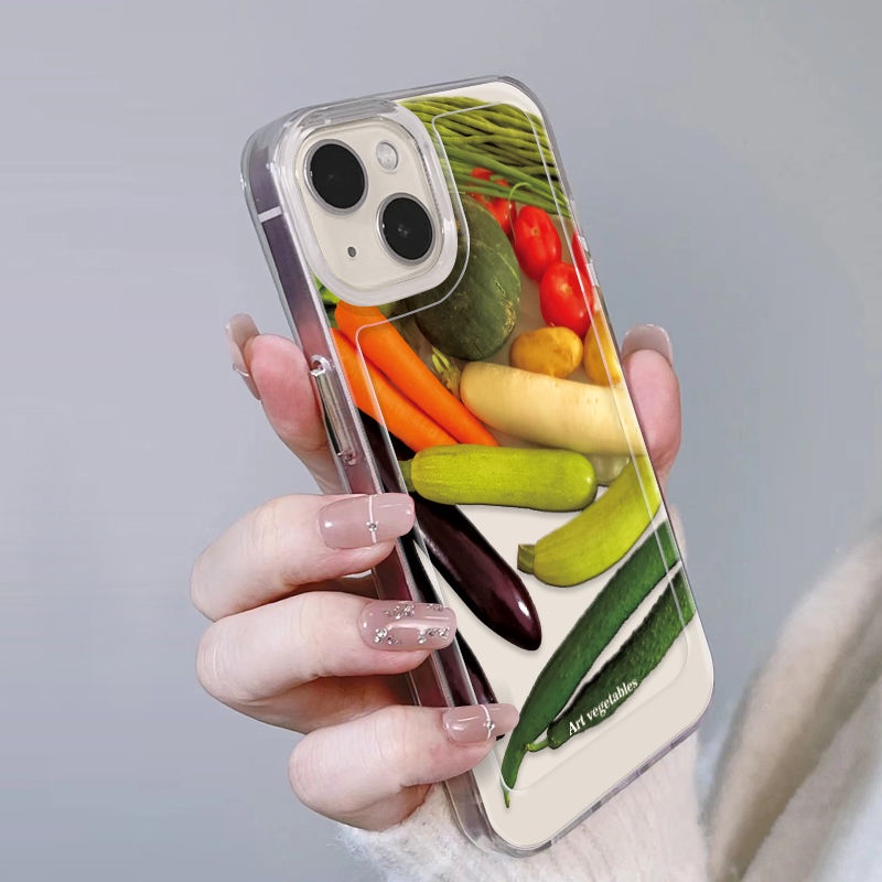 ✅Ốp Điện Thoại Chống Sốc Bảo Vệ Toàn Diện In Họa Tiết Rau Củ Quả Dành Cho Apple Iphone 7 8 Plus 1412 13