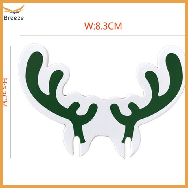 Set 10 Thẻ Trang Trí Ly Rượu Chủ Đề Giáng Sinh