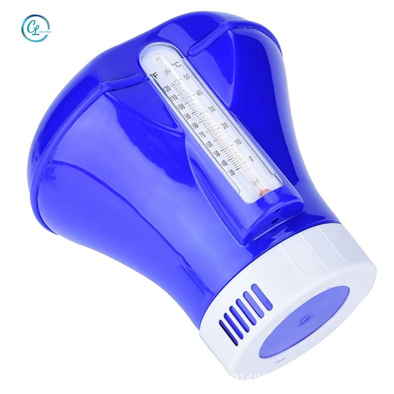 1 Máy Bơm Chlorine Bể bơi Tự Động Có Nhiệt Kế Tiện Dụng