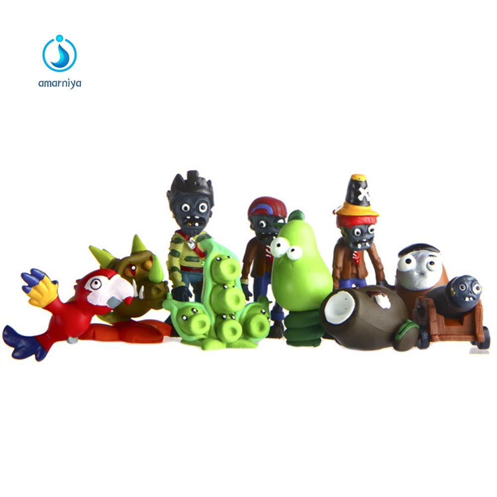 Set 10 Đồ trang trí Thực Vật Mini Trong Game Plants VS Zombies